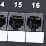 Патч-панель 19", 24 порта RJ-45, категория 5Е, 110 IDC