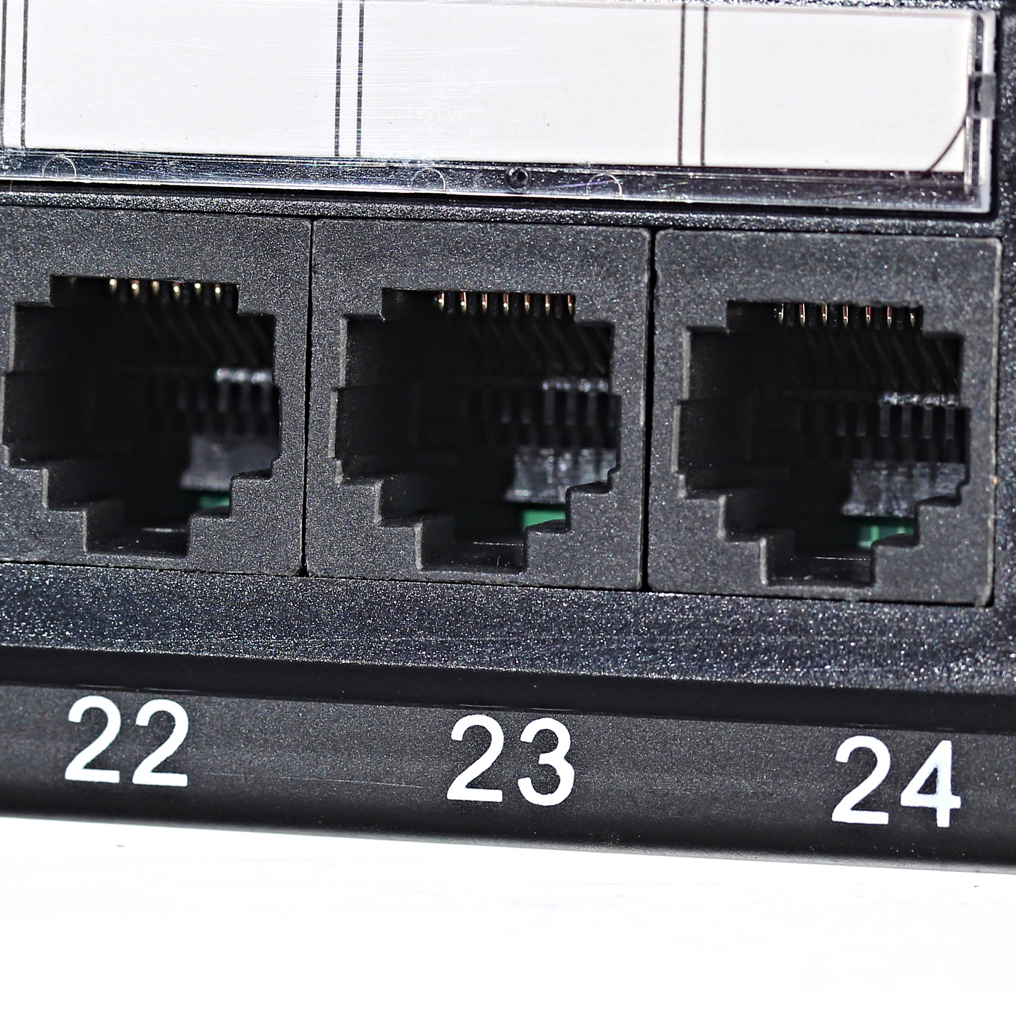 Патч-панель 19", 24 порта RJ-45, категория 5Е, Krone IDC