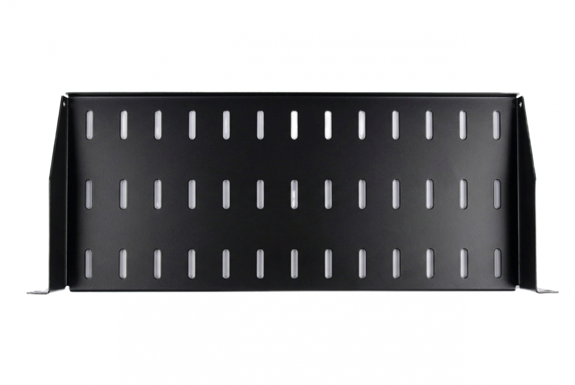 Полка консольная 19", 1U, 200 мм, черная