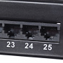 Патч-панель 19", 25 портов RJ-45, категории 3, 1U