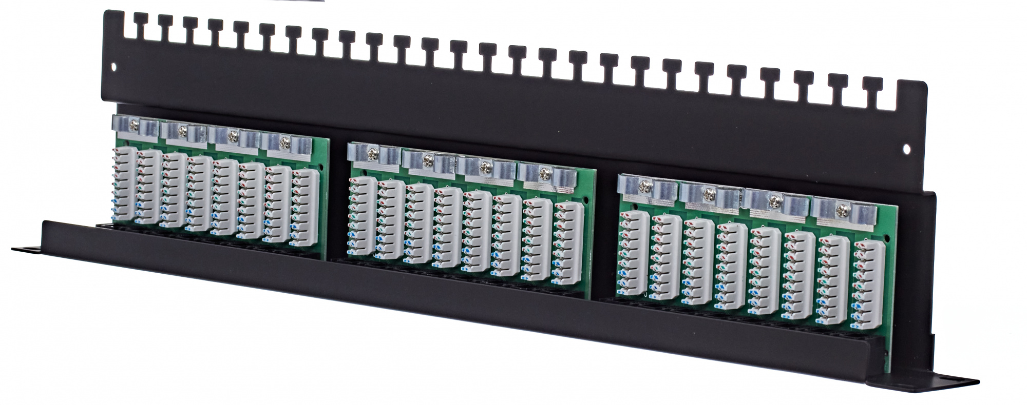 Патч-панель 19", 24 порта RJ-45, категории 5E WT-2126