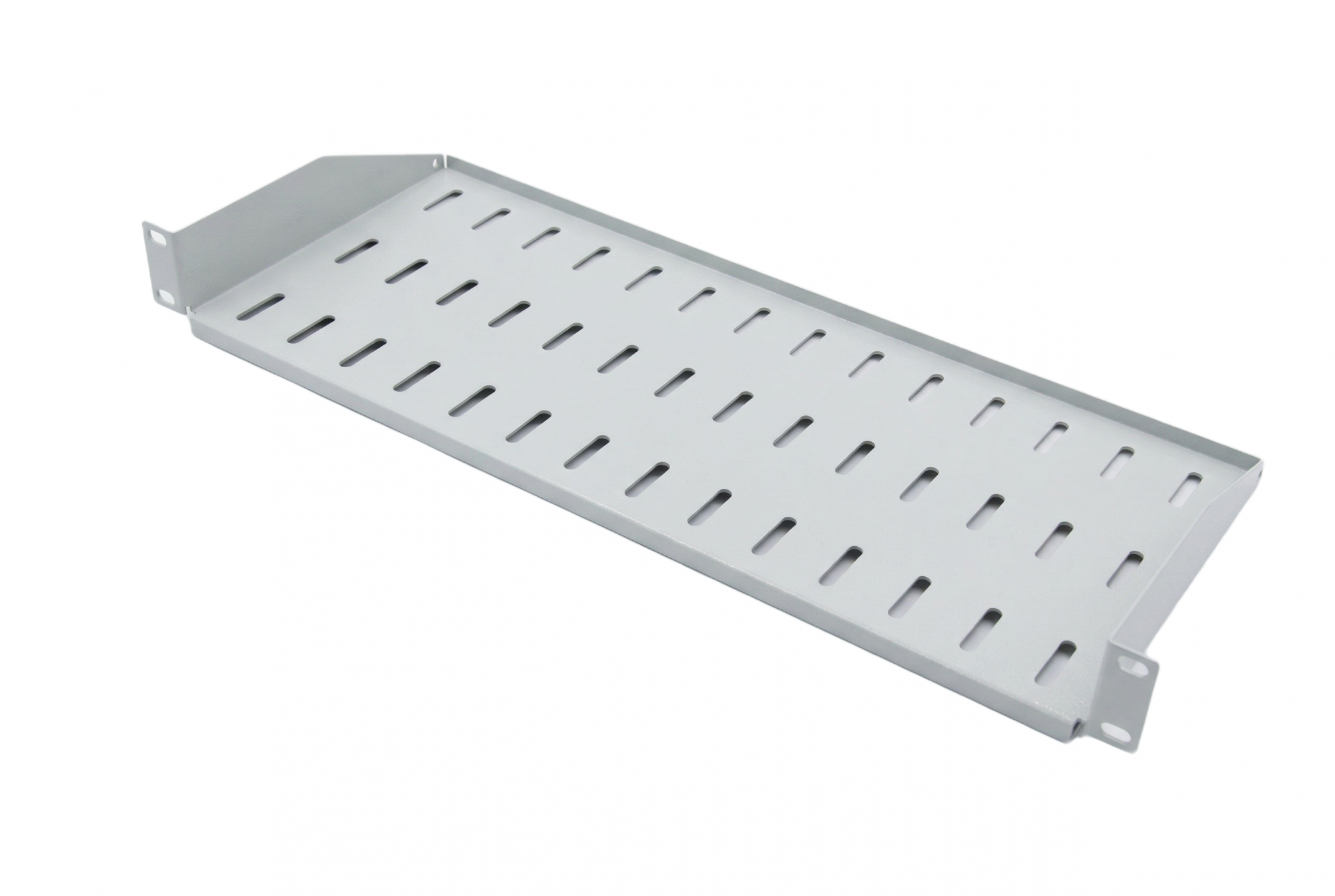 Полка консольная 19", 1U, 200 мм, серая