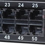 Патч-панель 19", 50 портов RJ-45, категории 3, 1U