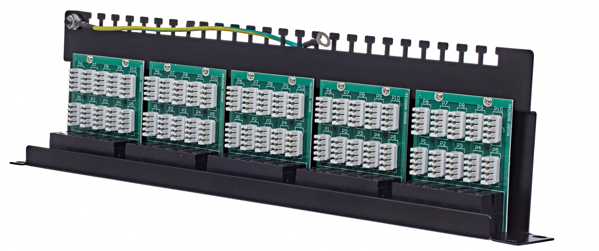 Патч-панель 19", 50 портов RJ-45, категории 3, 1U